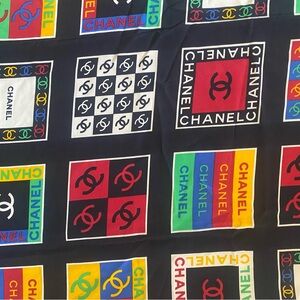 Chanel silk scarf